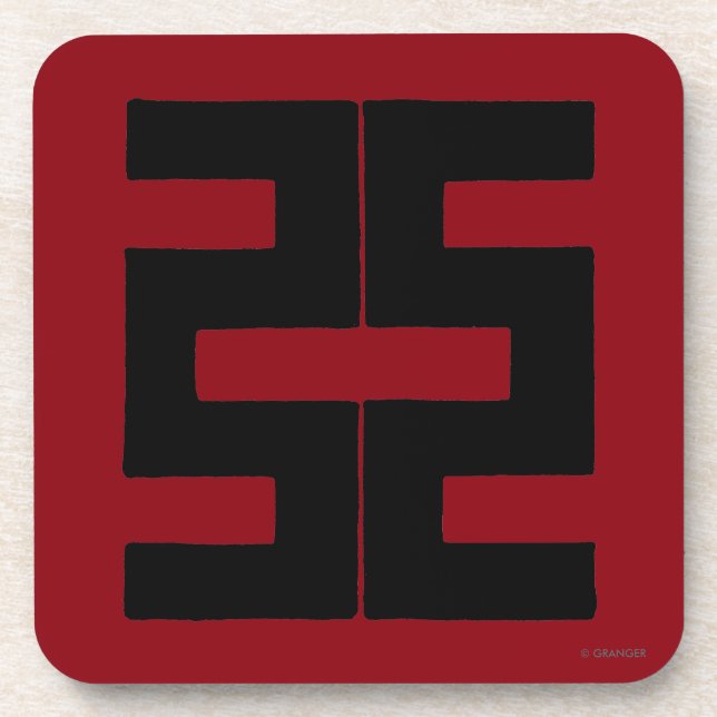 Porta-copo Budismo: Machado dobro (Frente)