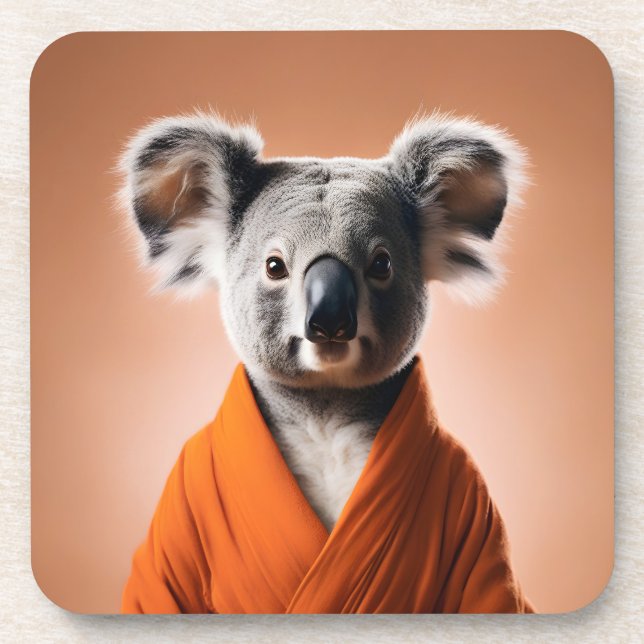 Porta-copo Budista Koala (Frente)