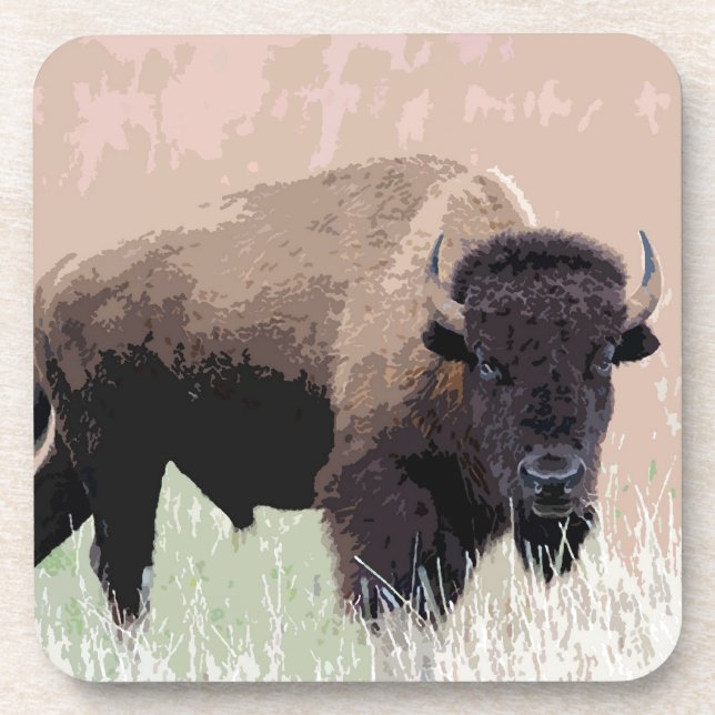 Porta-copo Buffalo / Bison (Frente)