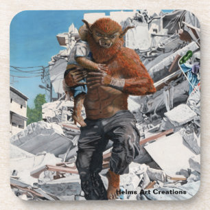 Porta-copo Bugbear Hero Salvando Criança Fantasia Portas cop