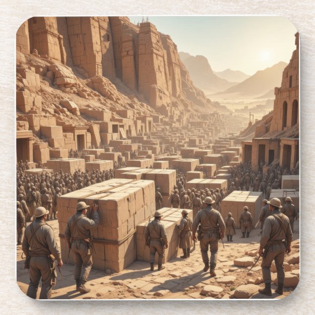 Porta-copo Building the Pyramids (Frente)