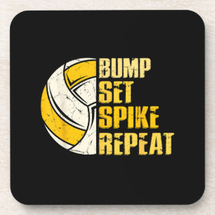 Porta-copo Bump Set Spike Repita Volei Divertido