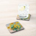 Porta-copo Buquê de Sunflower Claude Monet<br><div class="desc">Buquê de girassóis. Claude Monet. 1881. Reprodução de famosas imagens de arte no dominio público.</div>