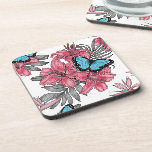 Porta-copo Buquê tropical