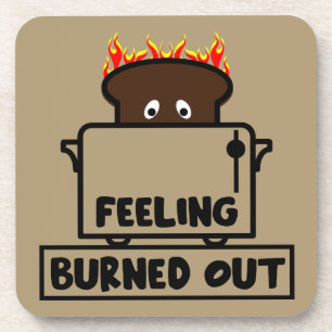Porta-copo Burnout de Trabalho
