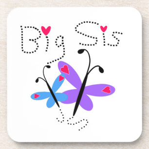 Porta-copo Butterflies Big Sis Gifts