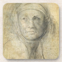 Cabeça de uma mulher (lápis no papel)