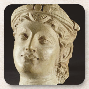 Porta-copo Cabeça do estuque, Gandhara, ANÚNCIO do século