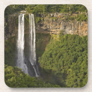 Porta-copo Cachoeira de Chamarel-mais alta em Maurício, mais 