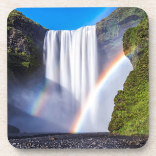 Porta-copo Cachoeira e arco-íris