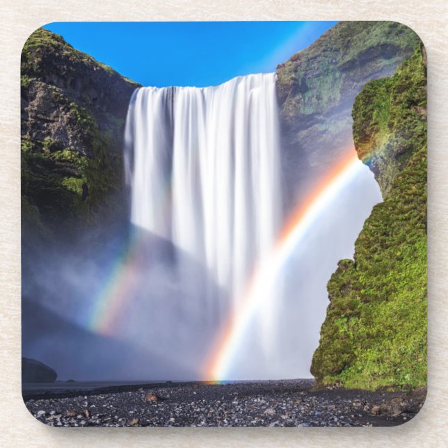 Porta-copo Cachoeira e arco-íris (Frente)