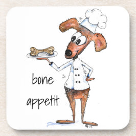 Porta-copo Cachorro Chef Caprichoso Fofo