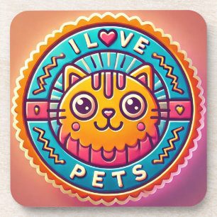 Porta-copo Cachorro de Neon Fofo Insígnia