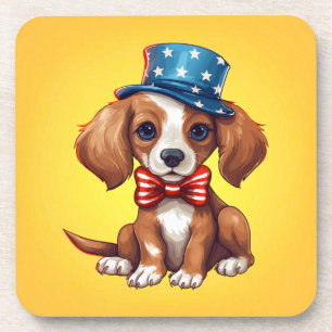 Porta-copo Cachorro Fofo de 4 de Julho-71008