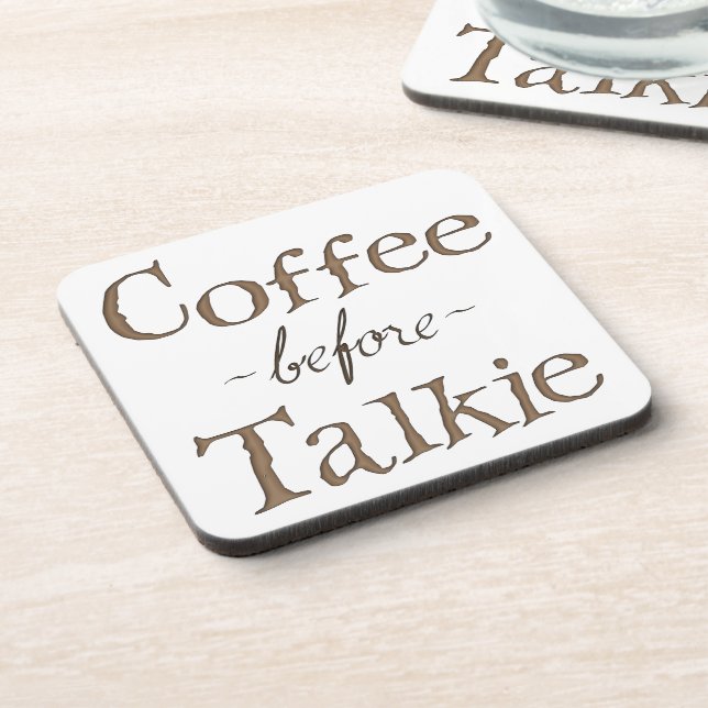 Porta-copo Café antes de Talkie (Left Side)