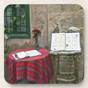 Porta-copo Café na calçada, Chania, Creta, Grécia