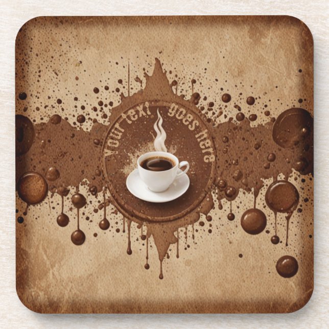 Porta-copo Café personalizado (Frente)