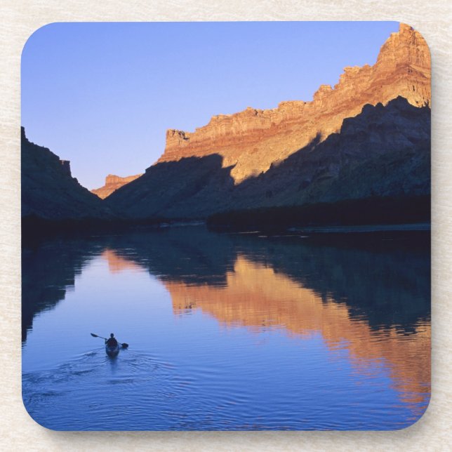 Porta-copo Caiaque no Rio Colorado, em espanhol (Frente)