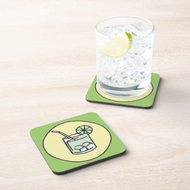 Porta-copo caipirinha brasileira coquetel (Lado Direito)