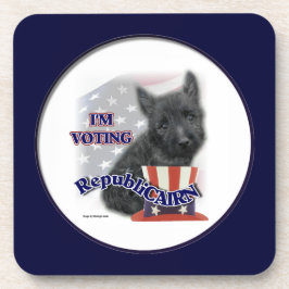 Porta-copo Cairn Terrier, Humor Político