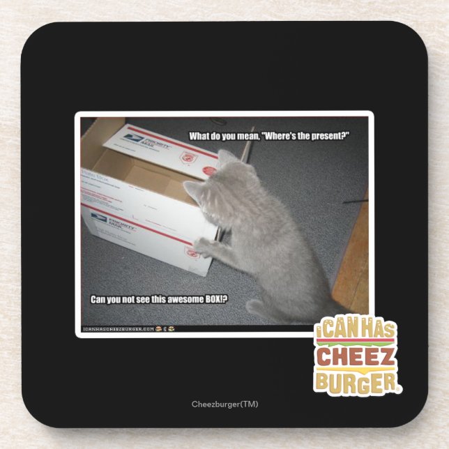 Porta-copo Caixa impressionante (Frente)