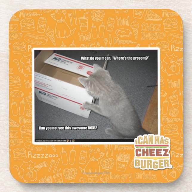 Porta-copo Caixa impressionante (Frente)