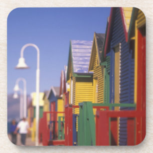 Porta-copo Caixas de banho de Muizenburg, perto de Capetown, 