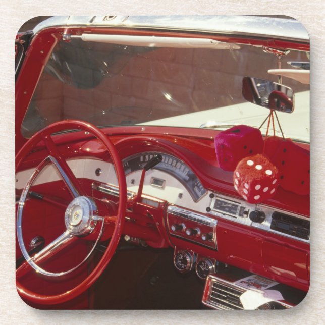 Porta-copo Califórnia:  Santa Ynez Vale, Solvang, 1957 (Frente)