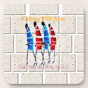 Porta-copo Caminhando com Jesus Hakuna Matata Inspirou Beauti