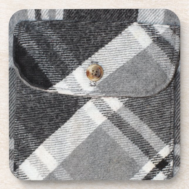 Porta-copo Camisa xadrez (Frente)