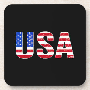 Porta-copo Camiseta EUA Bandeira Americana Patriótica Homens