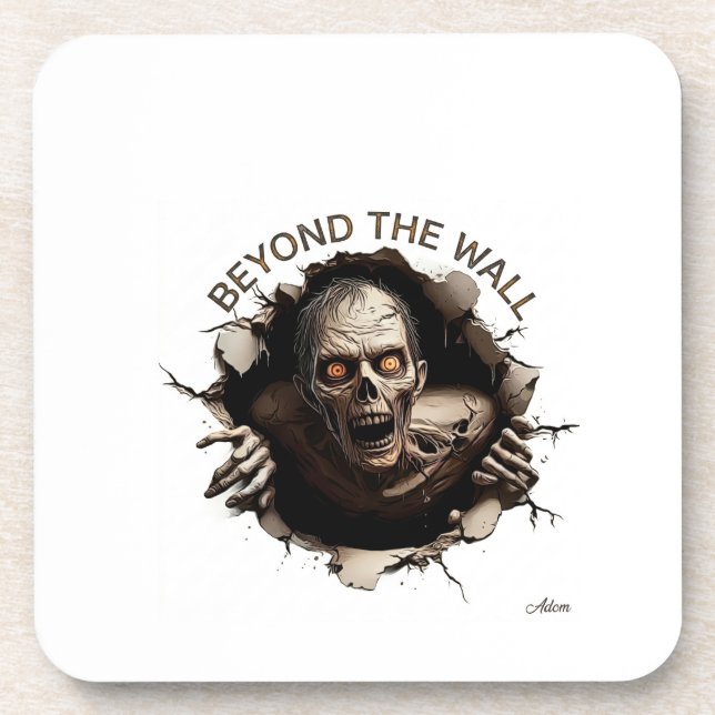 Porta-copo Camiseta Manga Longa Zumbi Além da Parede (Frente)