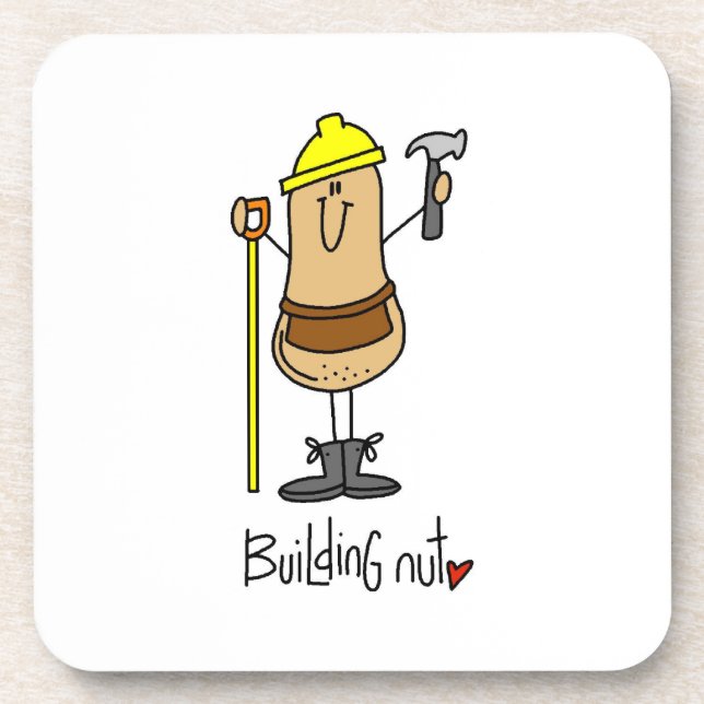 Porta-copo Camisetas e Presentes Building Nut (Frente)