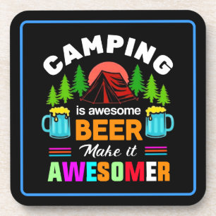 Porta-copo Camping é Cerveja Incrível Torne-a ainda Mais Incr