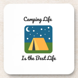 Porta-copo Camping Life is the Best Life on a