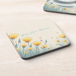 Porta-copo Campo de amor sem fim