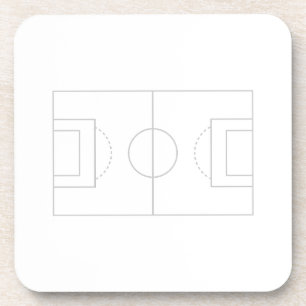 Porta-copo campo de futebol