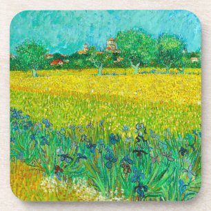 Porta-copo Campo de Íris perto de Arles de Van Gogh