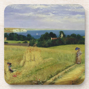 Porta-copo Campo de milho na ilha do Wight