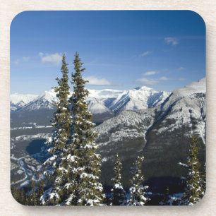 Porta-copo Canadá, Alberta, Banff. Vistas do Vale Bow