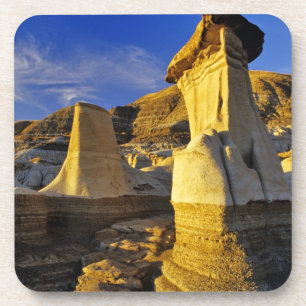 Porta-copo Canadá, Alberta, Drumheller. Hoodoos.