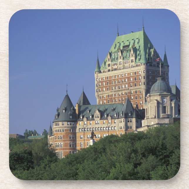 Porta-copo Canadá, cidade de Quebec.  Chateau Frontenac. (Frente)