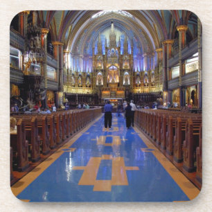 Porta-copo Canadá, Quebec, Montreal. Interior do Notre 3