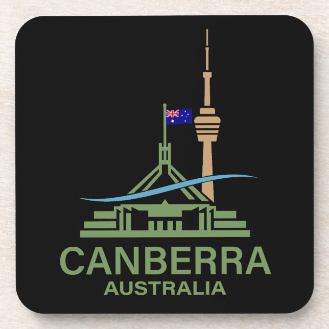 Porta-copo Canberra Australia (Frente)
