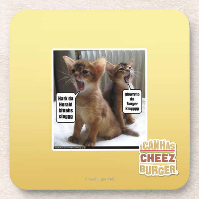 Porta-copo Canções de natal de Kitteh (Frente)