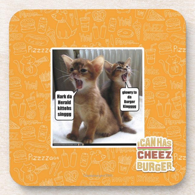 Porta-copo Canções de natal de Kitteh (Frente)