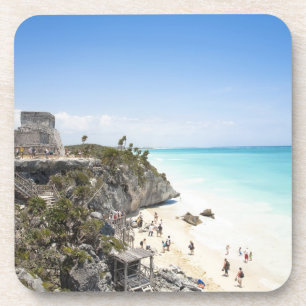 Porta-copo Cancun, Quintana Roo, México - Ruínas em uma colin