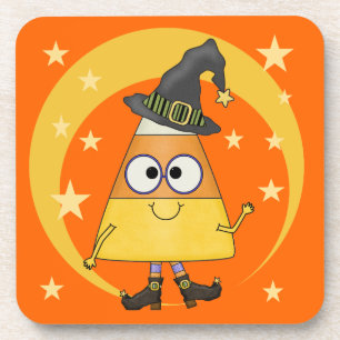 Porta-copo Candy Corn Witch Halloween