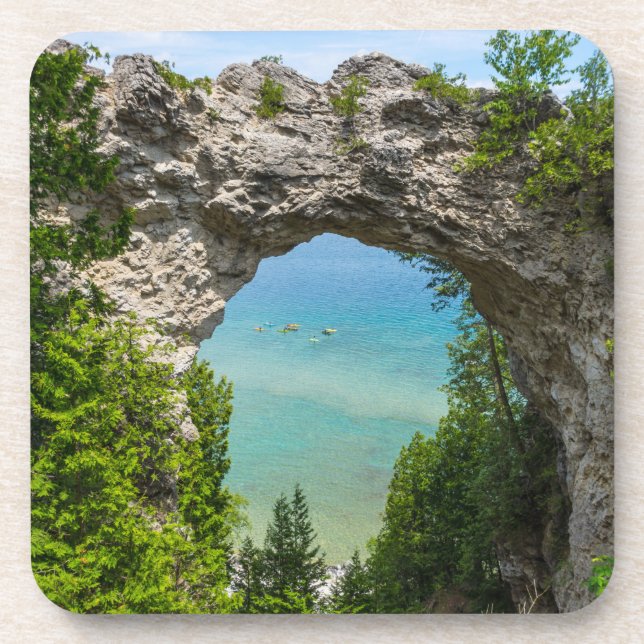 Porta-copo Canoagem Em Arch Rock (Frente)