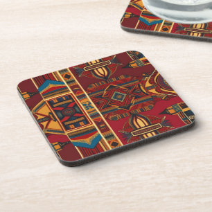 Porta-copo Canvas africana